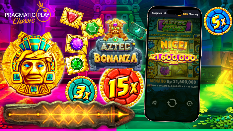 kami akan membagikan banyak cara menang Aztec Gems dengan menggunakan spin jitu yang akan membantu Anda mencapai kemenangan hingga X15 secara otomatis.